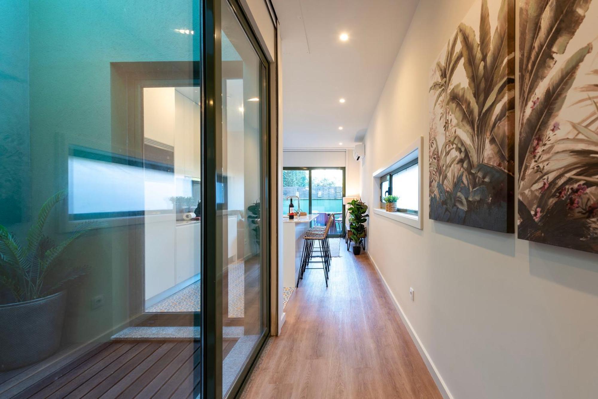 Exotic Flat With Shared Pool & Garden Apartment ปอร์โต ภายนอก รูปภาพ