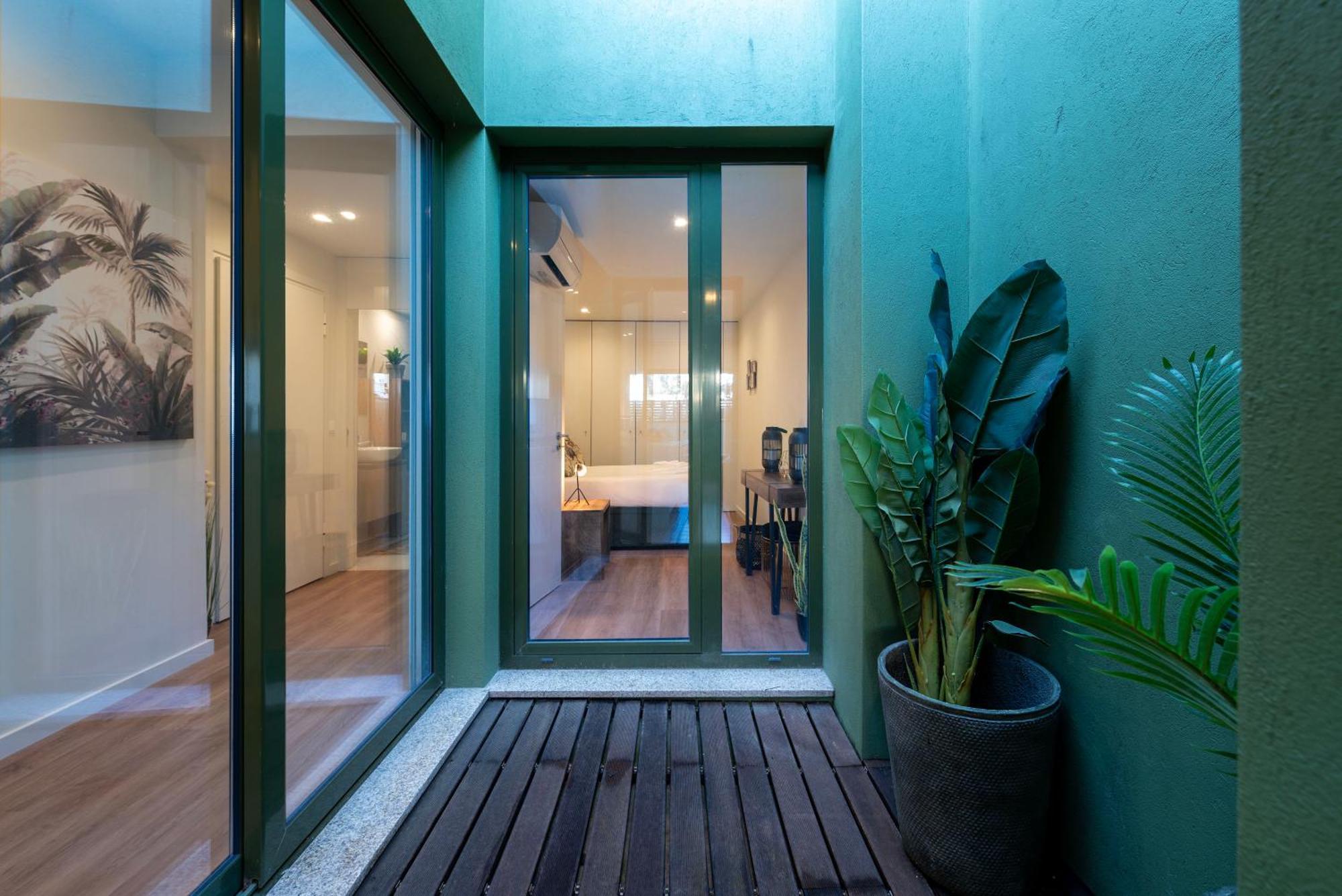 Exotic Flat With Shared Pool & Garden Apartment ปอร์โต ภายนอก รูปภาพ