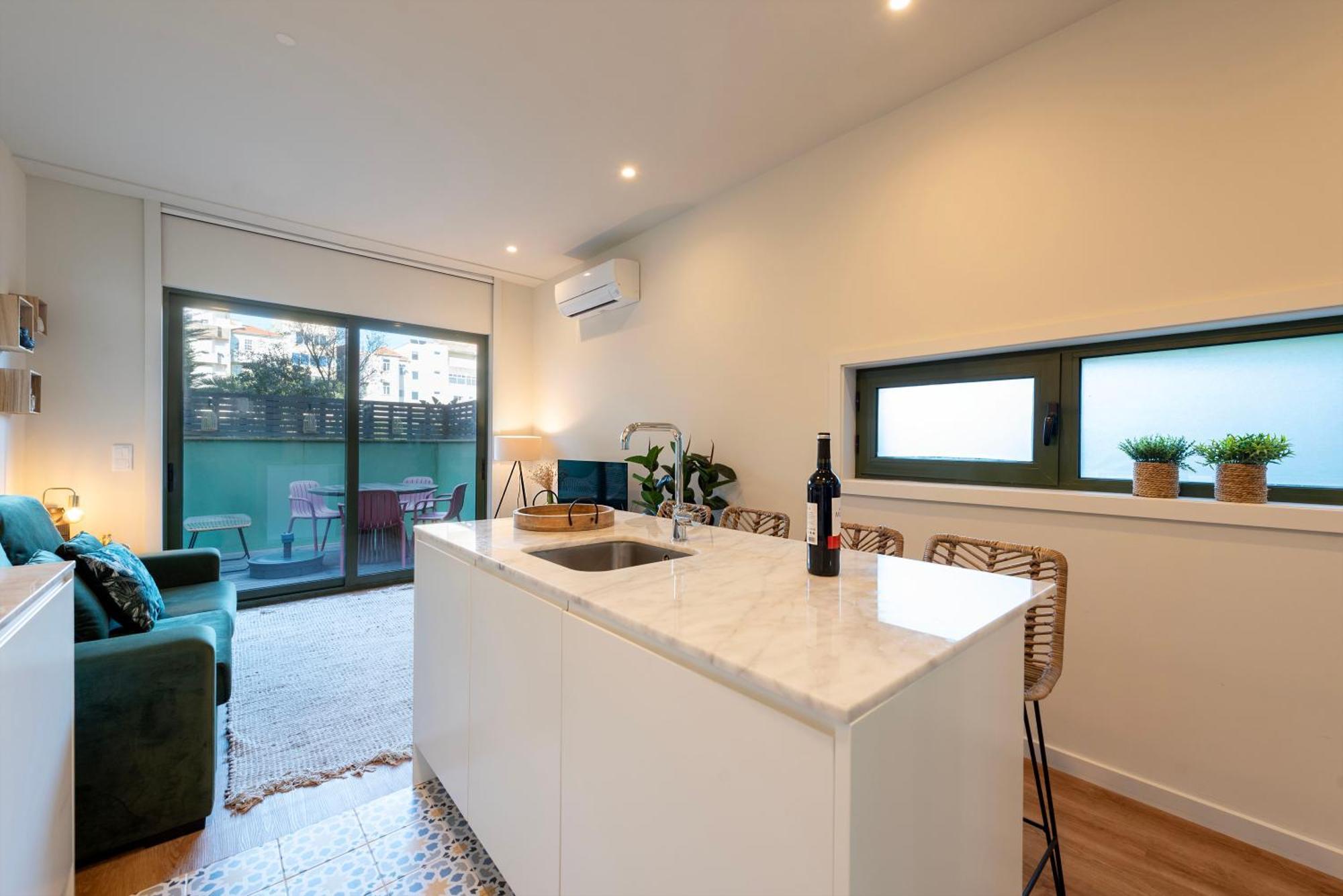 Exotic Flat With Shared Pool & Garden Apartment ปอร์โต ภายนอก รูปภาพ