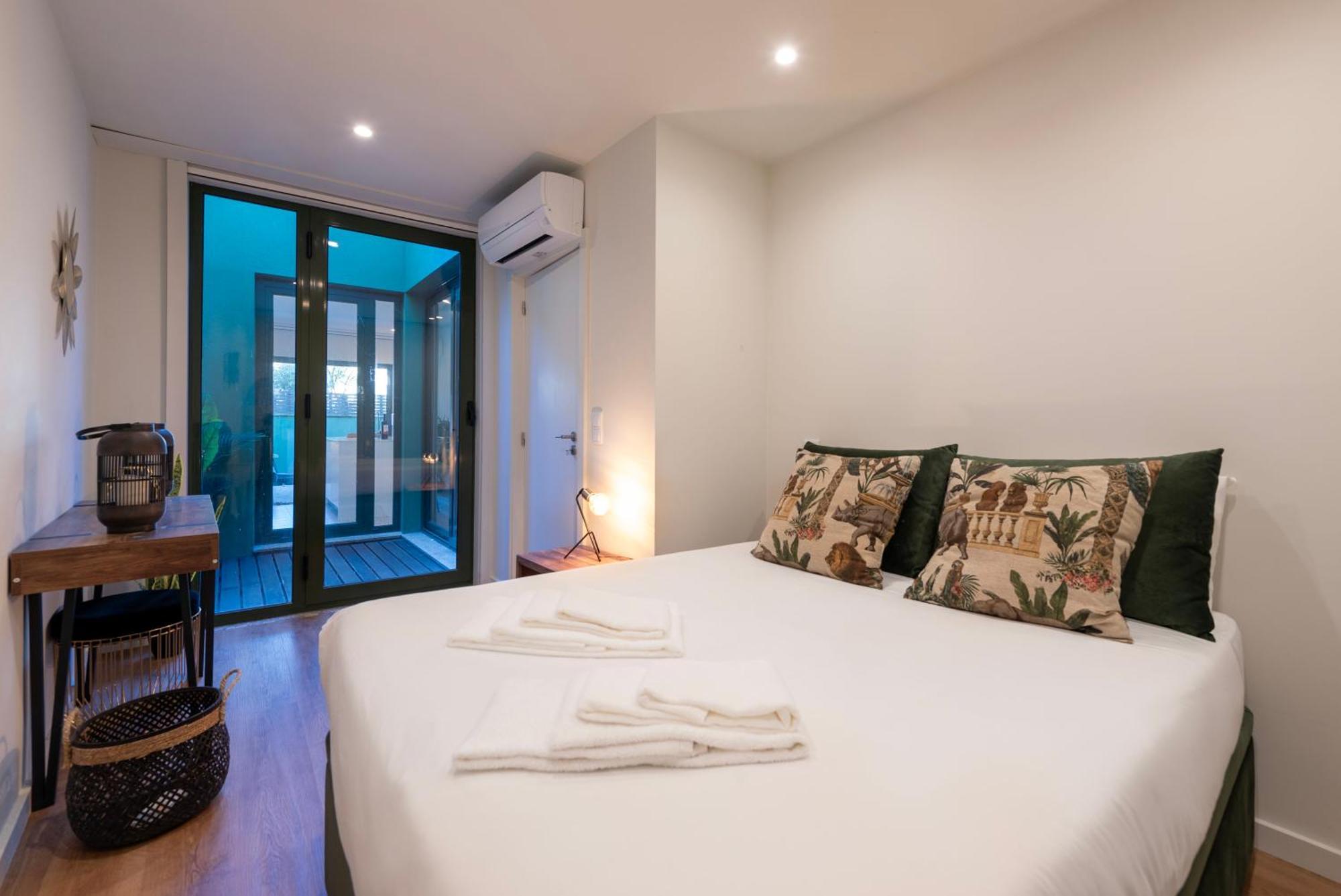 Exotic Flat With Shared Pool & Garden Apartment ปอร์โต ภายนอก รูปภาพ